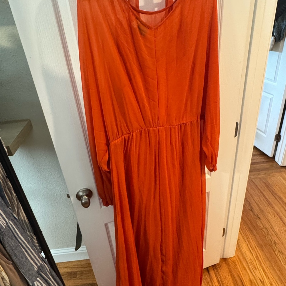 ASOS Vibrant Orange Maxi Dress - Picture 3 of 3